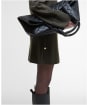 Women's Barbour International Lana Knitted Mini Dress - Dusty Khaki