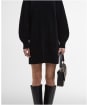 Women's Barbour International Saskia Knitted Mini Dress - Black