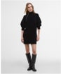 Women's Barbour International Saskia Knitted Mini Dress - Black