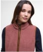 Women’s Barbour Burford Fleece Gilet - Arabesque / Classic
