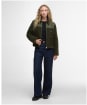 Women's Barbour Malena Fleece - OLIVE/LIGHT MOSS