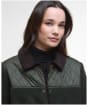 Women's Barbour Laurel Fleece Jacket - Olive / Sage