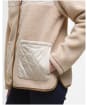 Women's Barbour Laurel Fleece Jacket - NATURAL/ MIST