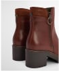 Women's Barbour Dahlia Heeled Boots - Chestnut