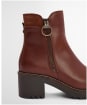 Women's Barbour Dahlia Heeled Boots - Chestnut
