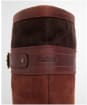 Women's Barbour Beaconsfield Waterproof Tall Boots - Mahogany / Choc Nubuck