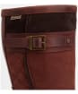 Women's Barbour Beaconsfield Waterproof Tall Boots - Mahogany / Choc Nubuck
