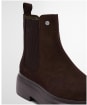 Women's Barbour Celina Chelsea Boots - Espresso Suede