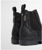 Women's Barbour Amble Chelsea Boots - Black Nubuck