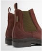Women's Barbour Amble Chelsea Boots - MAHOGONY NUBUCK/
