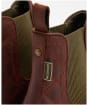 Women's Barbour Amble Chelsea Boots - MAHOGONY NUBUCK/