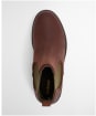 Women's Barbour Amble Chelsea Boots - MAHOGONY NUBUCK/