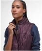 Women's Barbour Wray Gilet - Black Cherry