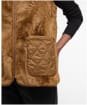 Women's Barbour Karin Faux Fur Gilet - Brown