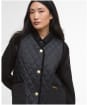Women's Barbour Enid Gilet - Black / Classic Tartan