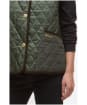 Women's Barbour Enid Gilet - Olive / Ancient Tartan