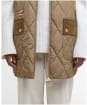 Women's Barbour Lydia Gilet - Military Brown / Ancient Tartan