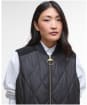 Women's Barbour Lydia Gilet - Black / Classic Tartan