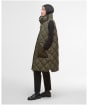 Women's Barbour Bernice Puffer Gilet - Olive / Ancient Tartan