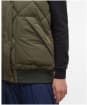 Women's Barbour Becky Puffer Gilet - Olive / Ancient Tartan
