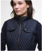 Women's Barbour Dahlia Quilted Gilet - Dark Navy