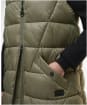 Women's Barbour International Cecilla Puffer Gilet - Dusky Khaki