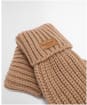 Women's Barbour Saltburn Knitted Gloves - Mink