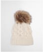 Women’s Barbour Penshaw Beanie & Scarf Set - Cloud