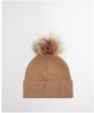 Women’s Barbour Dover Beanie & Hailes Scarf Gift Set - Hessian Tartan