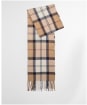 Women’s Barbour Dover Beanie & Hailes Scarf Gift Set - Hessian Tartan
