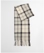 Women’s Barbour Dover Beanie & Hailes Scarf Gift Set - Monochrome Tartan 
