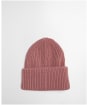 Women's Barbour International Juliana Beanie And Scarf Gift Set - Raspberry