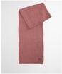 Women's Barbour International Juliana Beanie And Scarf Gift Set - Raspberry