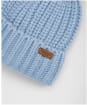 Women's Barbour Saltburn Bobble Hat - Ice Blue