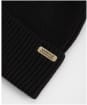 Women's Barbour International Mallory Pom Beanie - Black 2