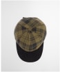 Women's Barbour Elaine Check Cap - Olive Check