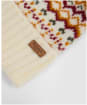 Women's Barbour Kingsford Fair Isle Beanie Hat - Cloud