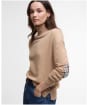 Women’s Barbour Pendle Roll Collar Sweater - Pale Camel / Hessian