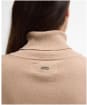Women’s Barbour Pendle Roll Collar Sweater - Pale Camel / Hessian