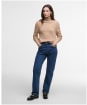 Women’s Barbour Pendle Roll Collar Sweater - Pale Camel / Hessian