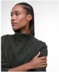 Women's Barbour Burne Roll Neck Knit - Olive