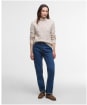 Women's Barbour Burne Roll Neck Knit - NEW OATMEAL
