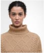 Women's Barbour Burne Cape - Pale Camel