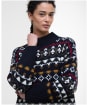 Women's Barbour Larisa Knitted Jumper - Navy