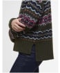 Women's Barbour Helen Knitted Jumper - Olive Multi Patchwork
