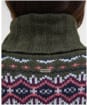 Women's Barbour Helen Knitted Jumper - Olive Multi Patchwork