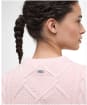 Women's Barbour Burne Crew Knitted Jumper - Pink Blush