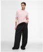 Women's Barbour Burne Crew Knitted Jumper - Pink Blush