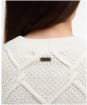 Women's Barbour Burne Crew Knitted Jumper - Ecru