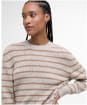 Women's Barbour Claydon Knitted Jumper - Oatmeal Stripe
